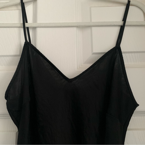 MICHAEL KORS BLACK SILK STRAP MAXI LONG DRESS - Size : 4 Con: Good condition - Picture 5 of 9